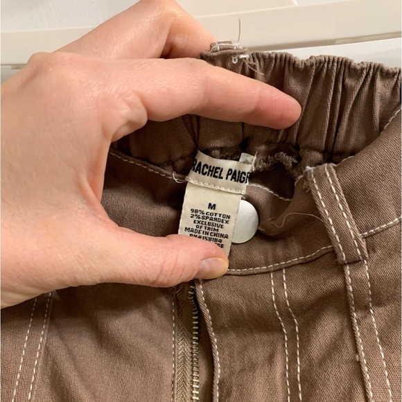 High Rise Rose Cargo Pants - Picture 2 of 3